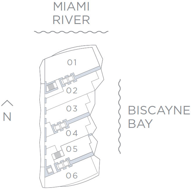 Baccarat Residences Miami Site Plan