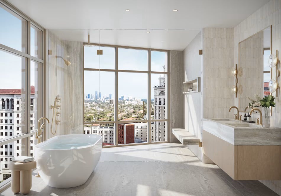 Ponce Park Residences Coral Gables Bathroom