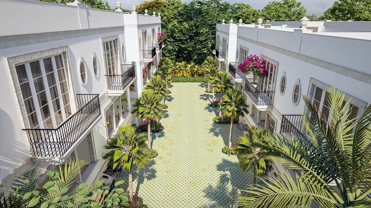 Via Veneto Coral Gables - Courtyard