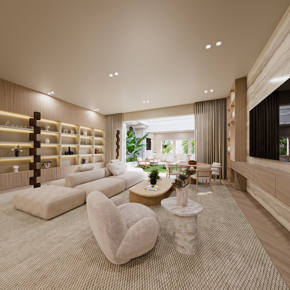 Via Veneto Coral Gables - Living Room